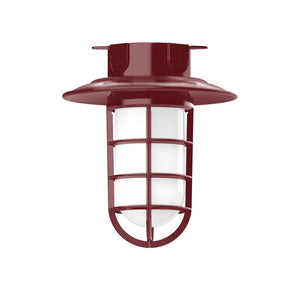 Montclair Light Works - FMC052-55 - One Light Flush Mount - Vaportite - Barn Red