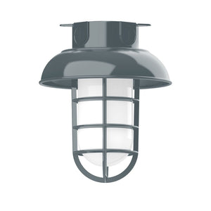 Montclair Light Works - FMC060-40 - One Light Flush Mount - Vaportite - Slate Gray