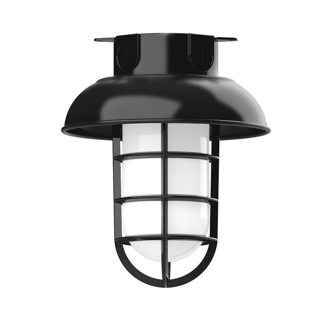 Montclair Light Works - FMC060-41 - One Light Flush Mount - Vaportite - Black