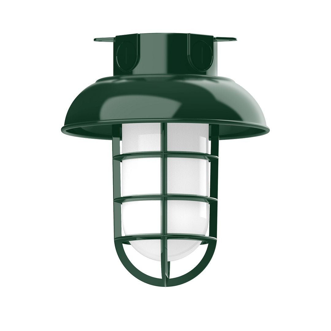 Montclair Light Works - FMC060-42 - One Light Flush Mount - Vaportite - Forest Green