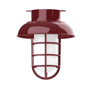 Montclair Light Works - FMC060-55 - One Light Flush Mount - Vaportite - Barn Red