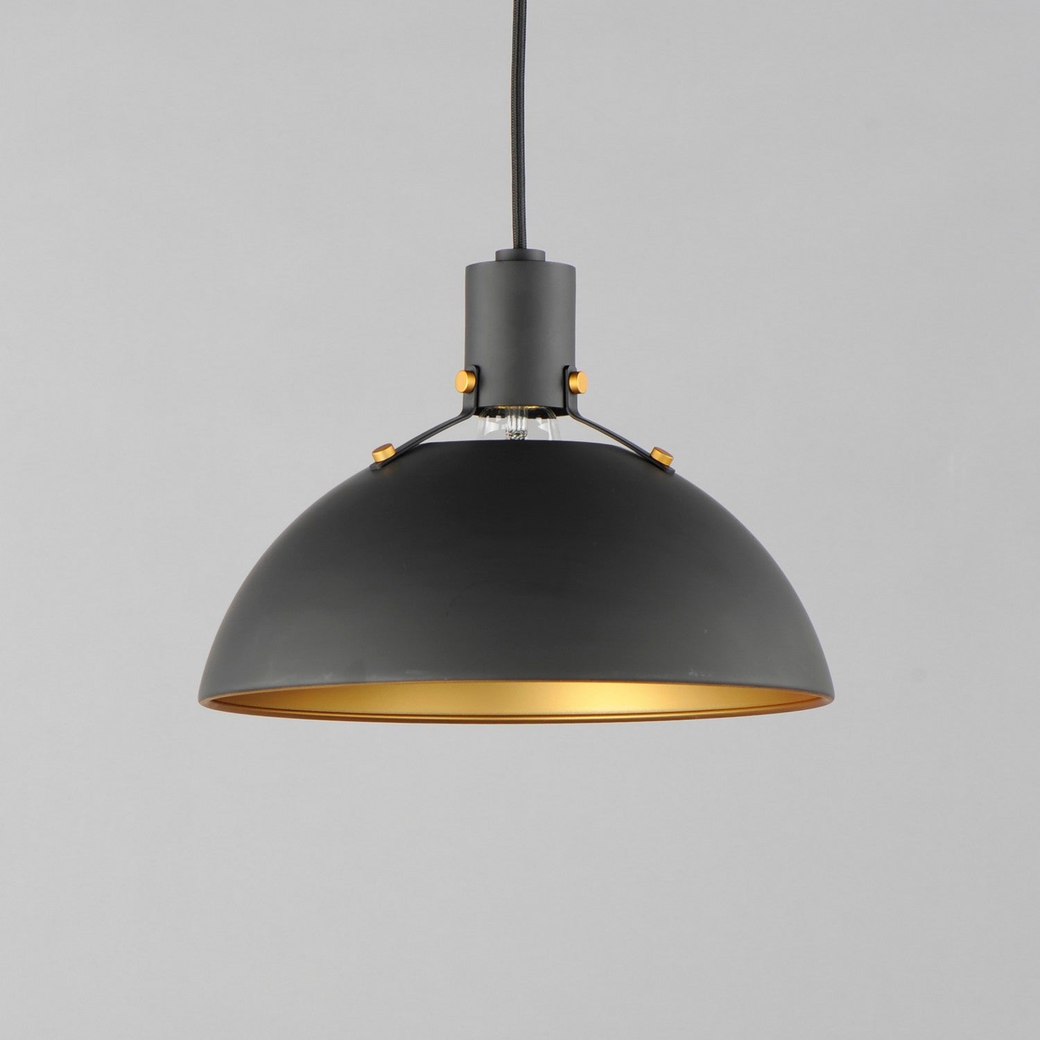 Maxim - 12042ABBK - One Light Pendant - Dawn - Antique Brass / Black