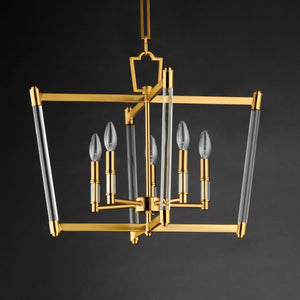 Maxim - 16103CLHR - Five Light Chandelier - Lucent - Heritage