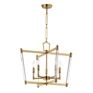 Maxim - 16103CLHR - Five Light Chandelier - Lucent - Heritage