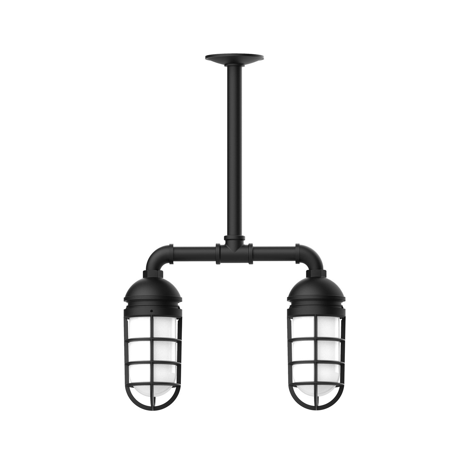 Montclair Light Works - MSA050-41 - Two Light Pendant - Vaportite - Black