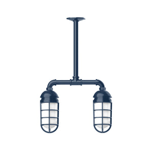 Montclair Light Works - MSA050-50 - Two Light Pendant - Vaportite - Navy