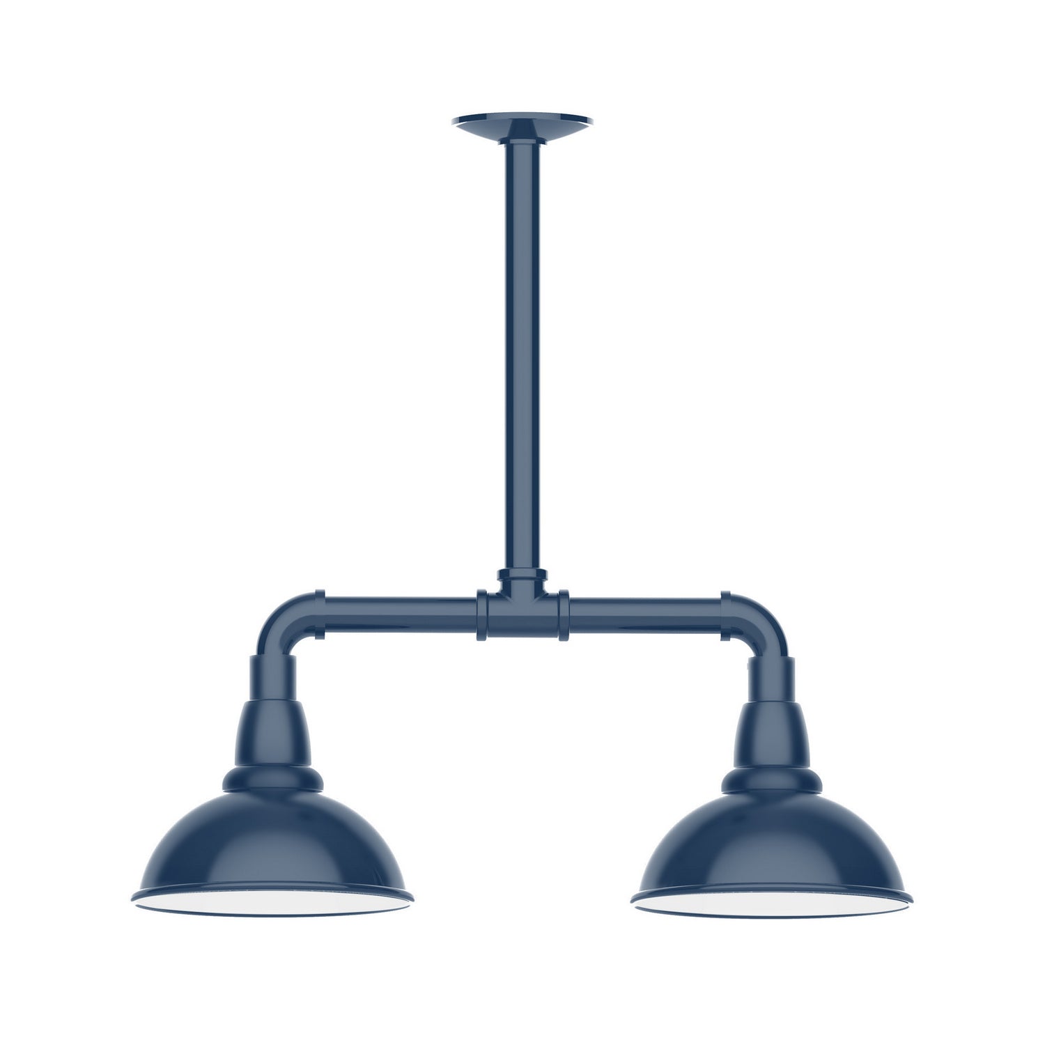 Montclair Light Works - MSB105-50 - Two Light Pendant - Cafe - Navy