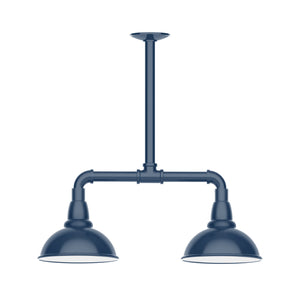 Montclair Light Works - MSB105-50 - Two Light Pendant - Cafe - Navy