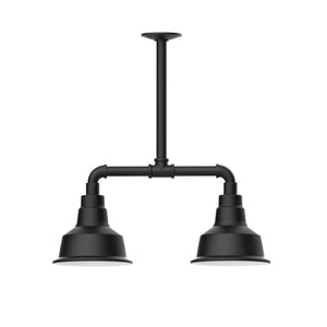 Montclair Light Works - MSB180-41 - Two Light Pendant - Warehouse - Black