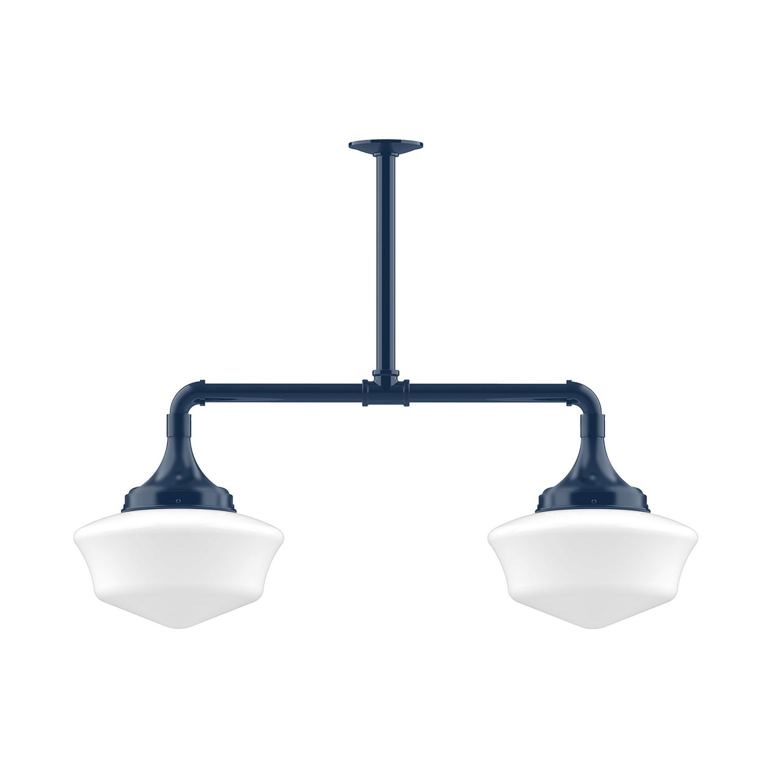 Montclair Light Works - MSD021-50 - Two Light Pendant - Schoolhouse - Navy