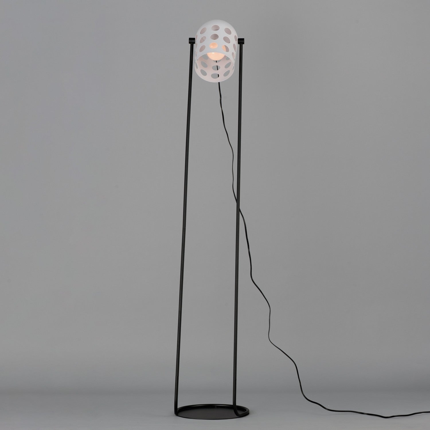 Maxim - 21249WTBK - One Light Floor Lamp - Dottie - Black