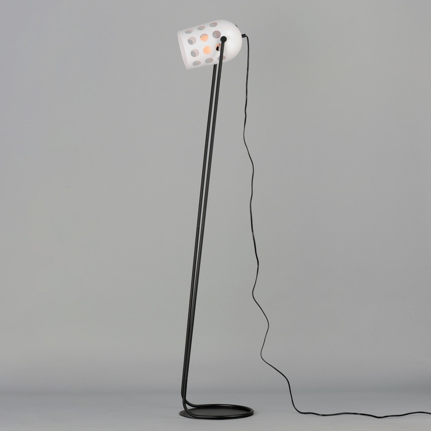 Maxim - 21249WTBK - One Light Floor Lamp - Dottie - Black