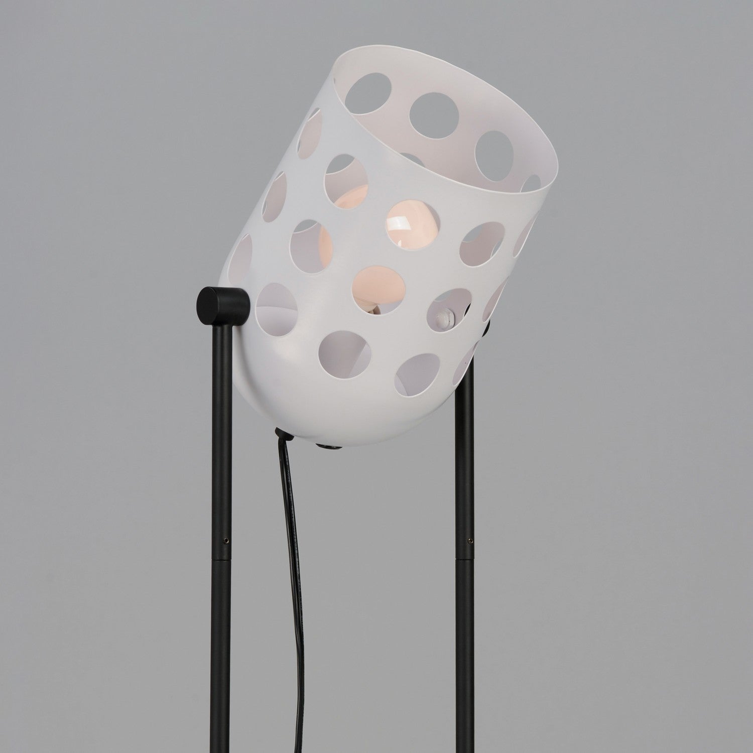 Maxim - 21249WTBK - One Light Floor Lamp - Dottie - Black