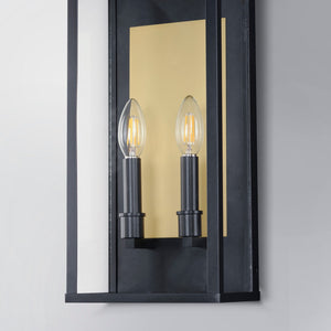 Maxim - 30754CLBK - Two Light Outdoor Wall Sconce - Manchester - Black