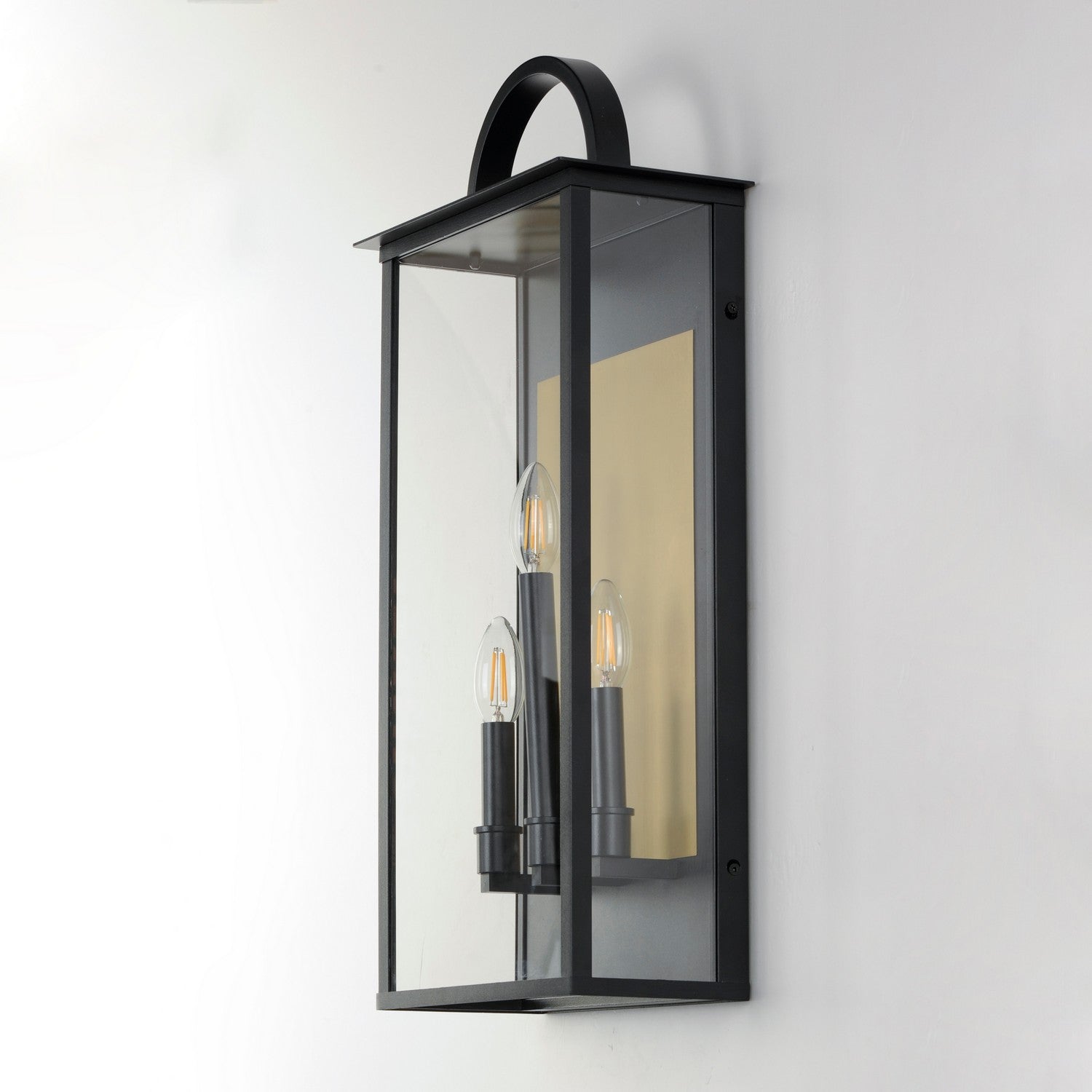 Maxim - 30756CLBK - Three Light Outdoor Wall Sconce - Manchester - Black