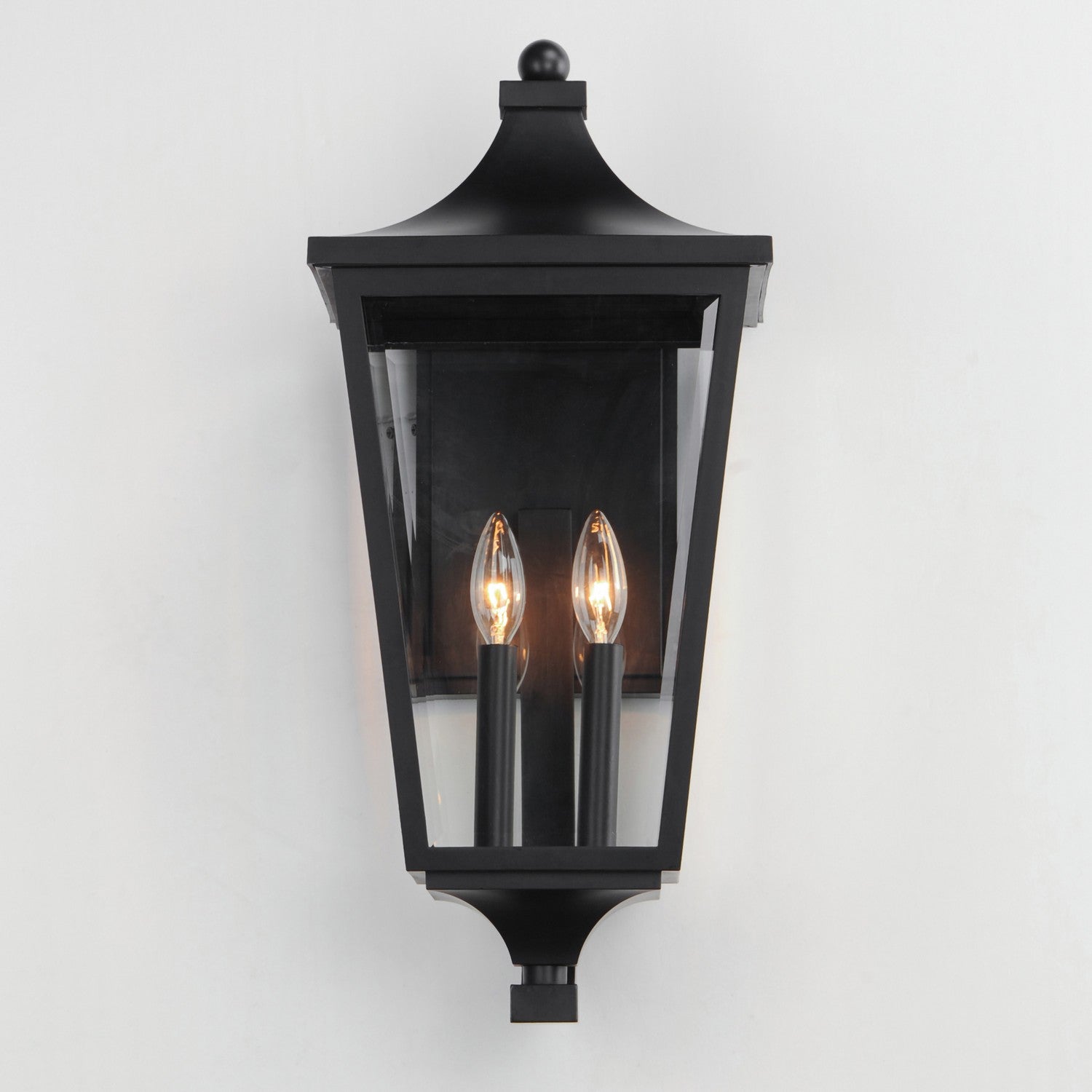 Maxim - 40235CLBK - Two Light Outdoor Wall Sconce - Sutton Place VX - Black