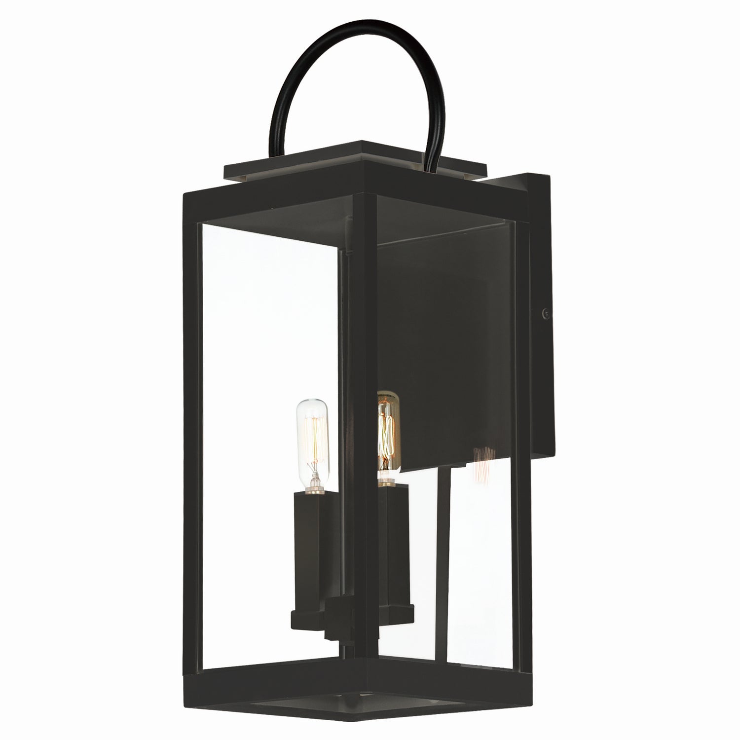 Maxim - 40316CLBK - Two Light Outdoor Wall Sconce - Nassau Vivex - Black