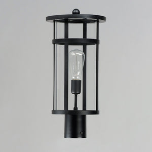 Maxim - 40620CLBK - One Light Post Lantern - Clyde Vivex - Black