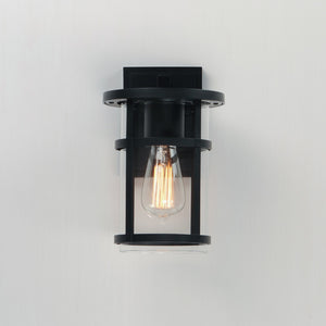 Maxim - 40622CLBK - One Light Outdoor Wall Sconce - Clyde Vivex - Black