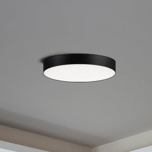 Maxim - 57880WTBK - LED Flush Mount - Trim - 0-10 V - Black