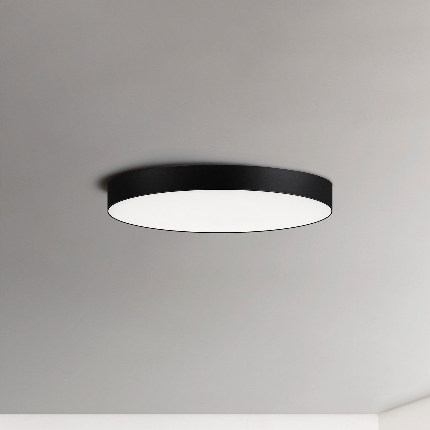 Maxim - 57882WTBK - LED Flush Mount - Trim - 0-10 V - Black