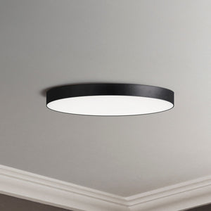 Maxim - 57884WTBK - LED Flush Mount - Trim - 0-10 V - Black