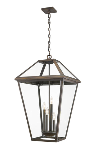 Z-Lite - 579CHXLX-ORB - Four Light Outdoor Chain Mount Ceiling Fixture - Talbot - Oil Rubbed Bronze