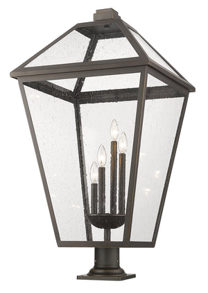 Z-Lite - 579PHXLXR-533PM-ORB - Four Light Outdoor Pier Mounted Fixture - Talbot - Oil Rubbed Bronze
