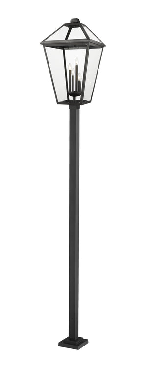Z-Lite - 579PHXLXS-536P-BK - Four Light Outdoor Post Mounted Fixture - Talbot - Black