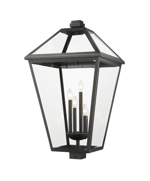 Z-Lite - 579PHXLXS-BK - Four Light Outdoor Post Mount - Talbot - Black