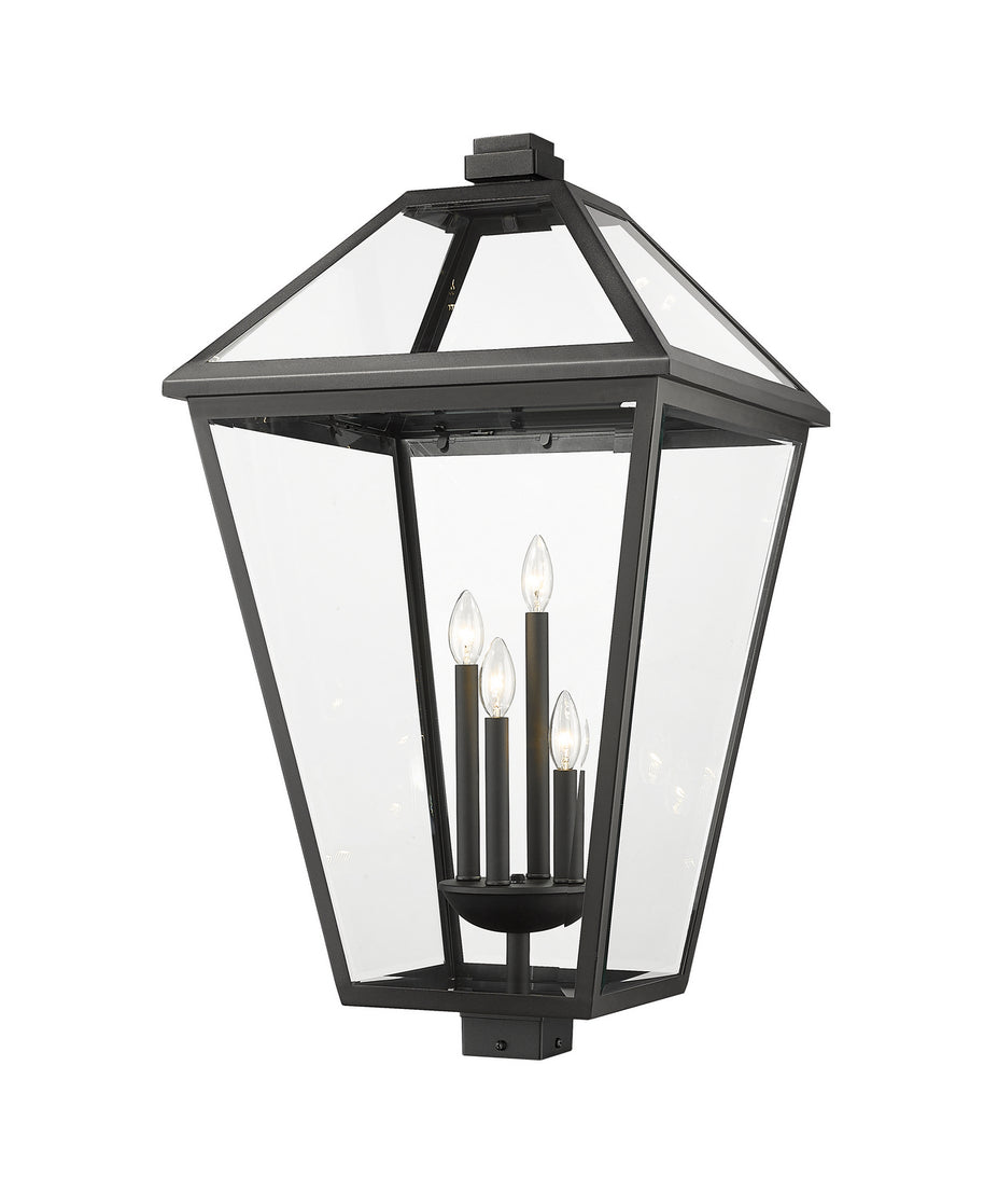 Z-Lite - 579PHXLXS-BK - Four Light Outdoor Post Mount Fixture - Talbot - Black
