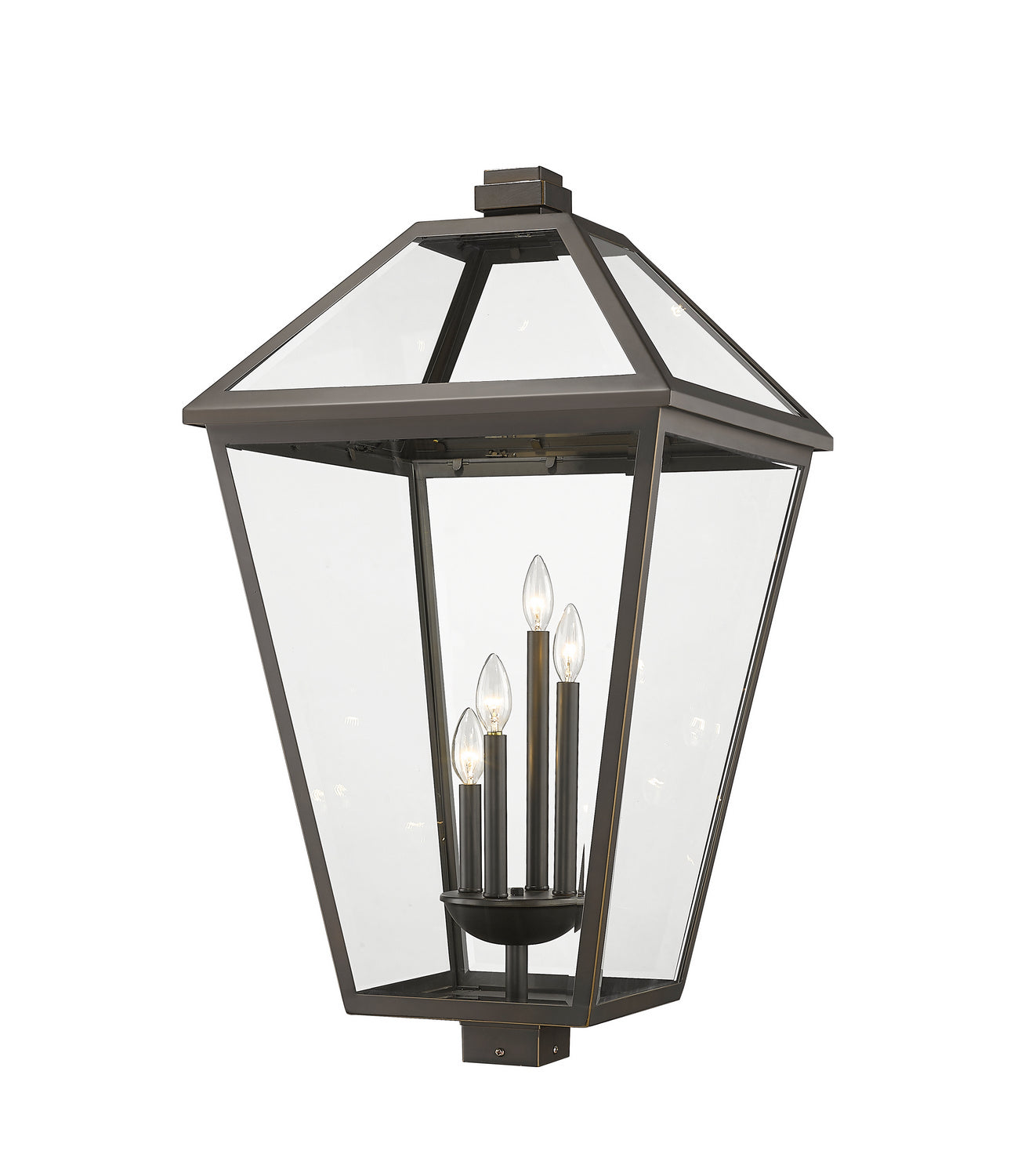 Z-Lite - 579PHXLXS-ORB - Four Light Outdoor Post Mount Fixture - Talbot - Oil Rubbed Bronze
