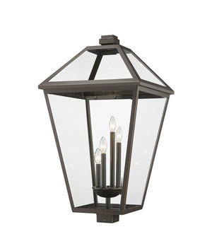 Z-Lite - 579PHXLXS-ORB - Four Light Outdoor Post Mount Fixture - Talbot - Oil Rubbed Bronze