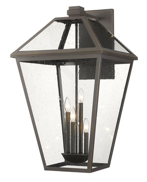 Z-Lite - 579XLX-ORB - Four Light Outdoor Wall Light - Talbot - Oil Rubbed Bronze