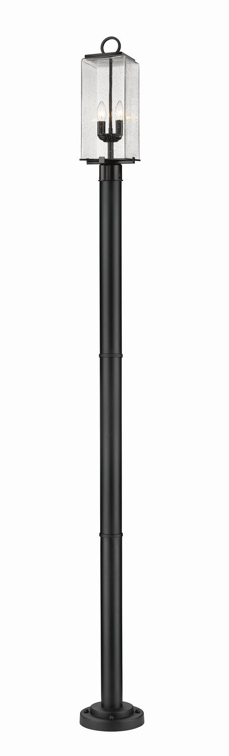 Z-Lite - 592PHMR-567P-BK - Two Light Outdoor Post Mounted Fixture - Sana - Black