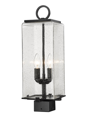 Z-Lite - 592PHMS-BK - Two Light Outdoor Post Mount Fixture - Sana - Black