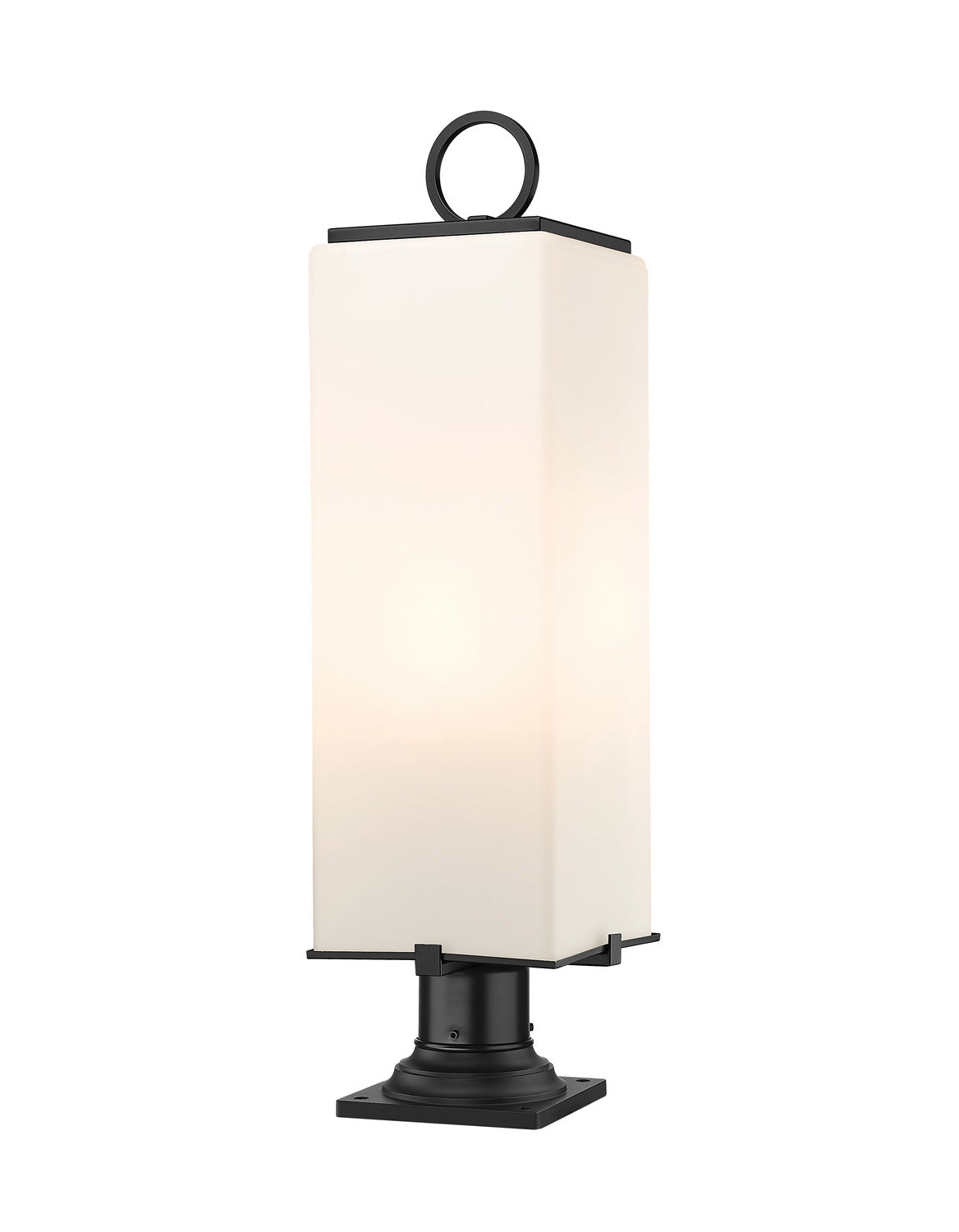 Z-Lite - 593PHBR-533PM-BK - Three Light Outdoor Pier Mounted Fixture - Sana - Black