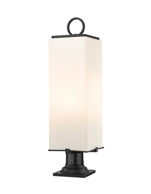 Z-Lite - 593PHBR-533PM-BK - Three Light Outdoor Pier Mounted Fixture - Sana - Black