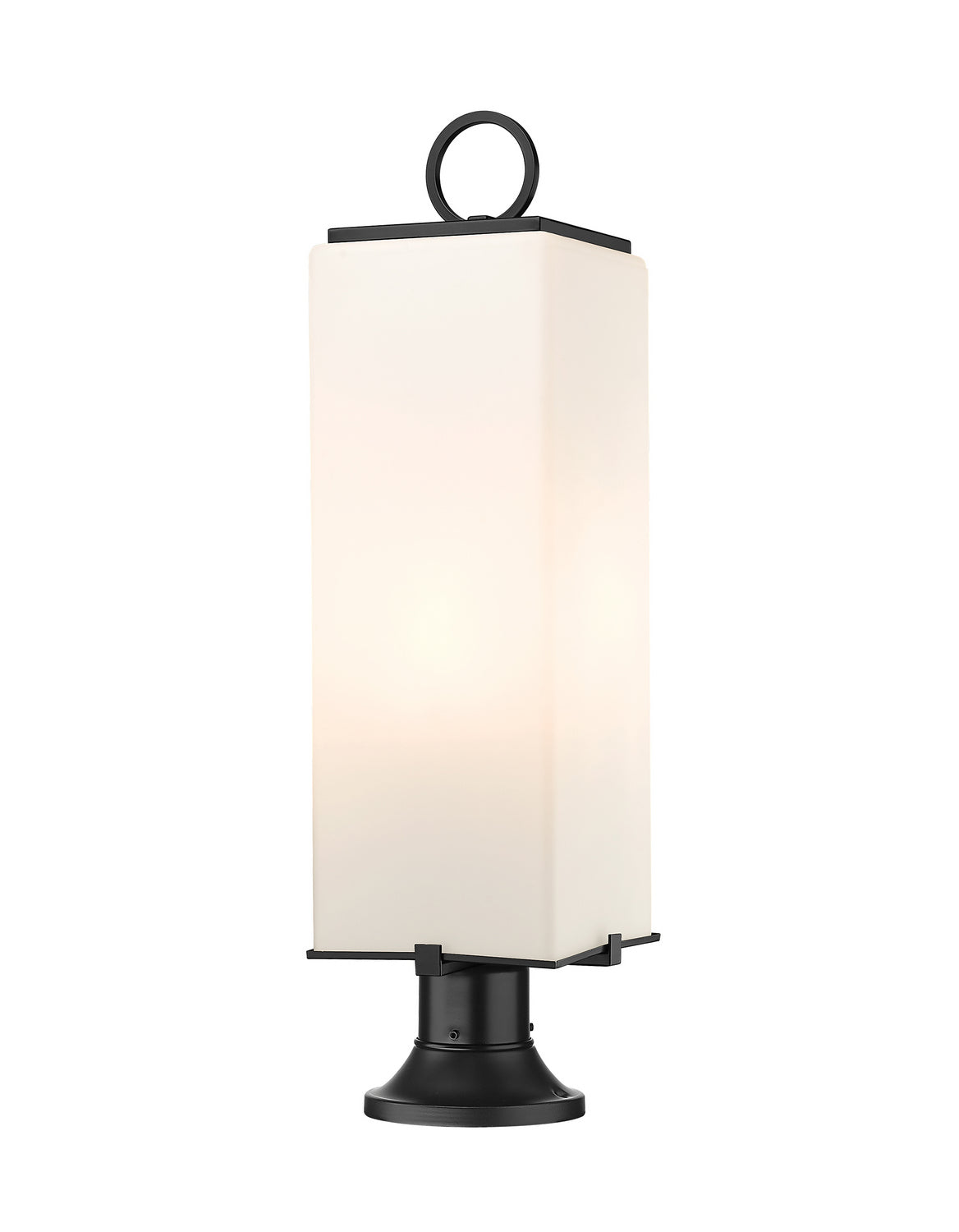 Z-Lite - 593PHBR-553PM-BK - Three Light Outdoor Pier Mounted Fixture - Sana - Black