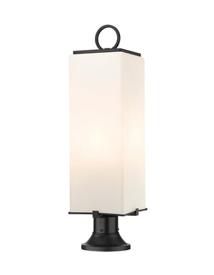 Z-Lite - 593PHBR-553PM-BK - Three Light Outdoor Pier Mounted Fixture - Sana - Black