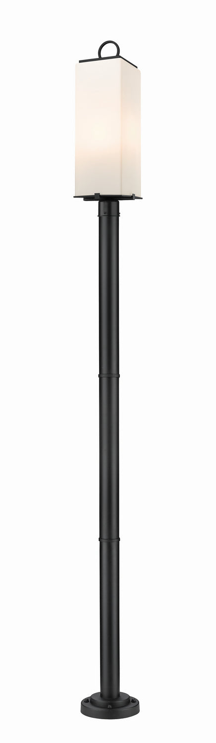 Z-Lite - 593PHBR-567P-BK - Three Light Outdoor Post Mounted Fixture - Sana - Black