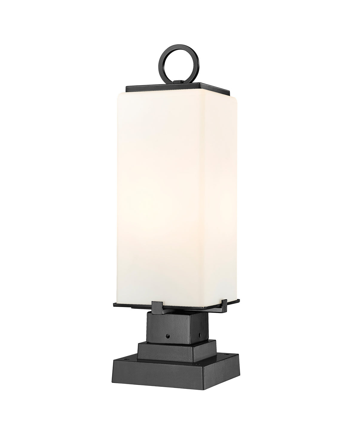 Z-Lite - 593PHMS-SQPM-BK - Two Light Outdoor Pier Mounted Fixture - Sana - Black