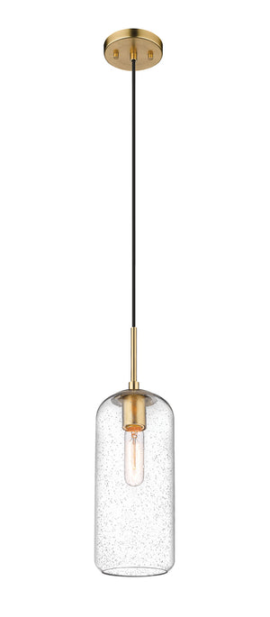 Z-Lite - 738P17-HBR - One Light Pendant - Monty - Heritage Brass