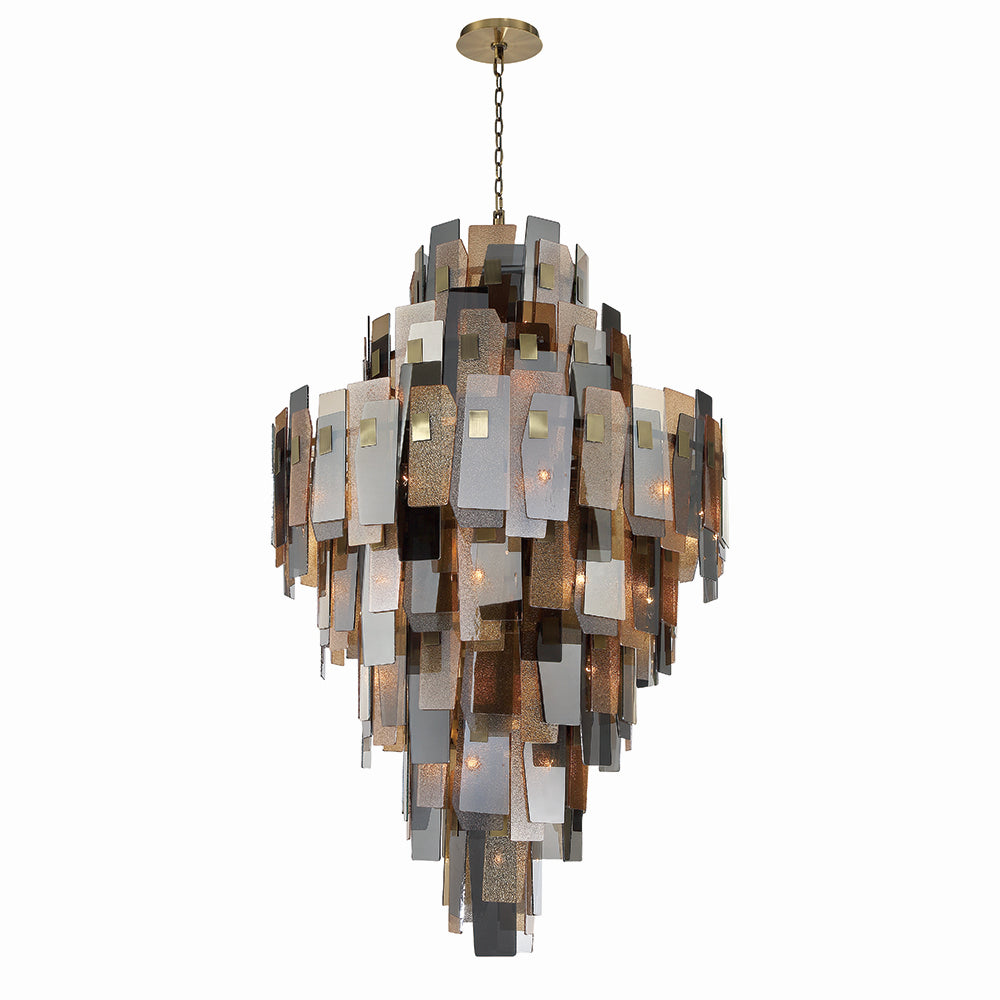 Eurofase - 43873-012 - COCOLINA-CHD-39LT-71IN-BR-MX - COCOLINA - Brass