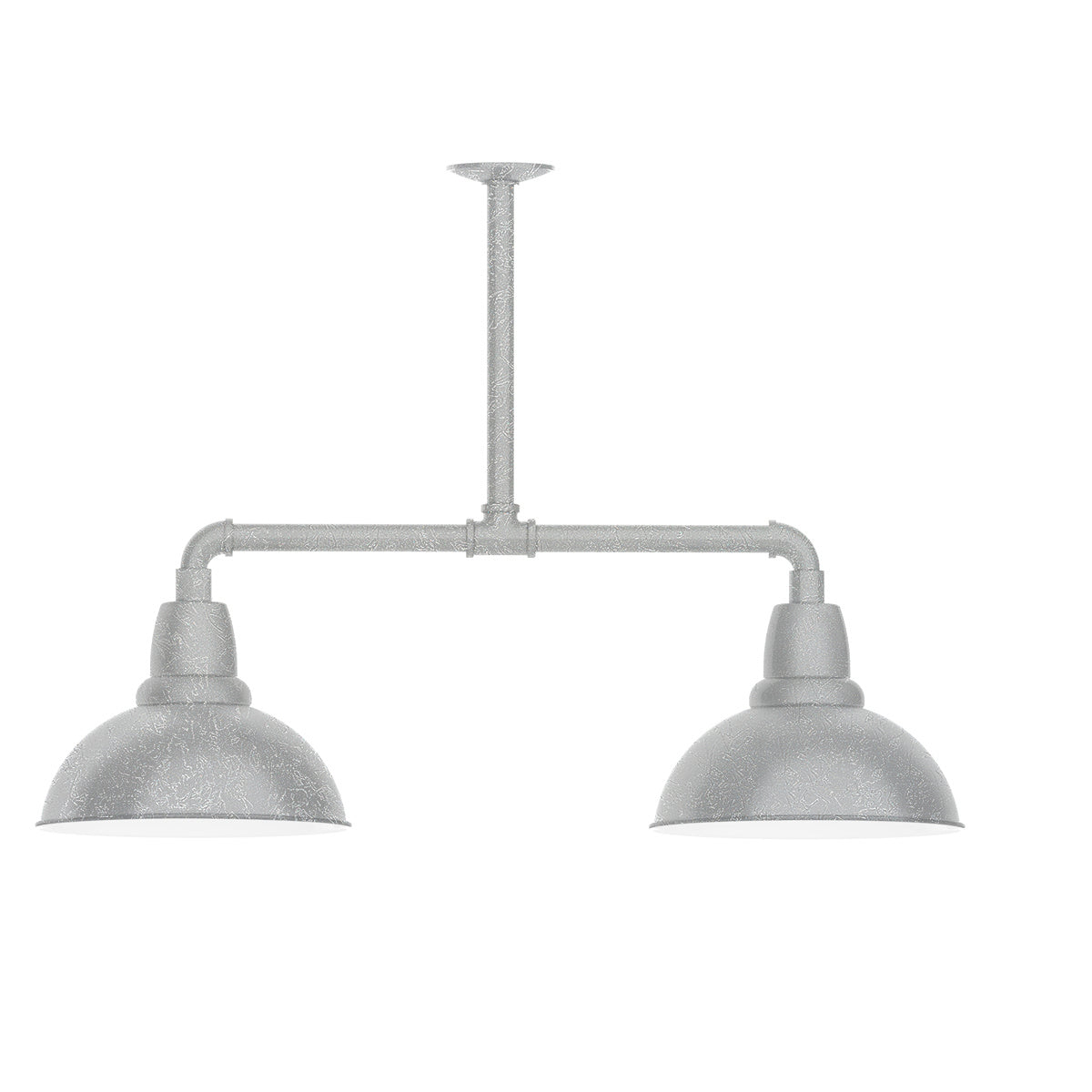 Montclair Light Works - MSD106-49 - Two Light Pendant - Cafe - Painted Galvanized