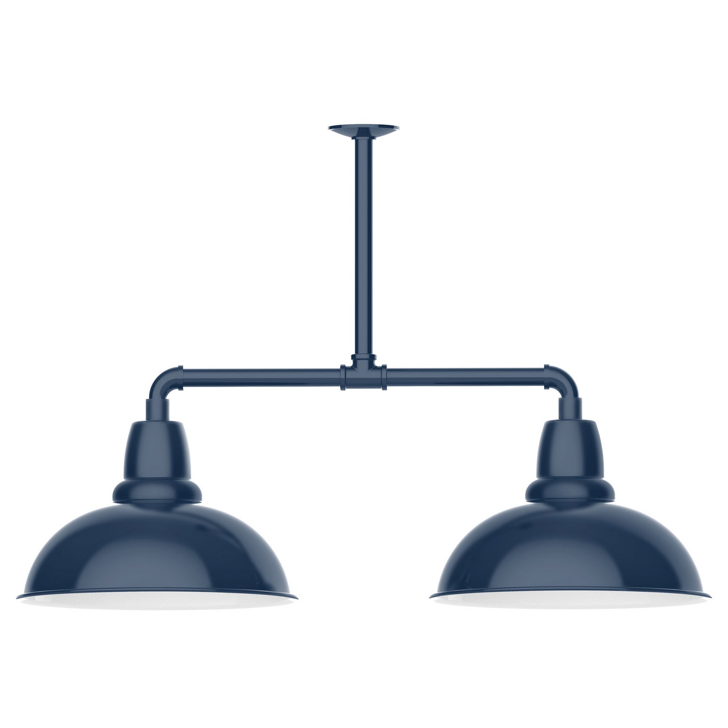 Montclair Light Works - MSD108-50 - Two Light Pendant - Cafe - Navy