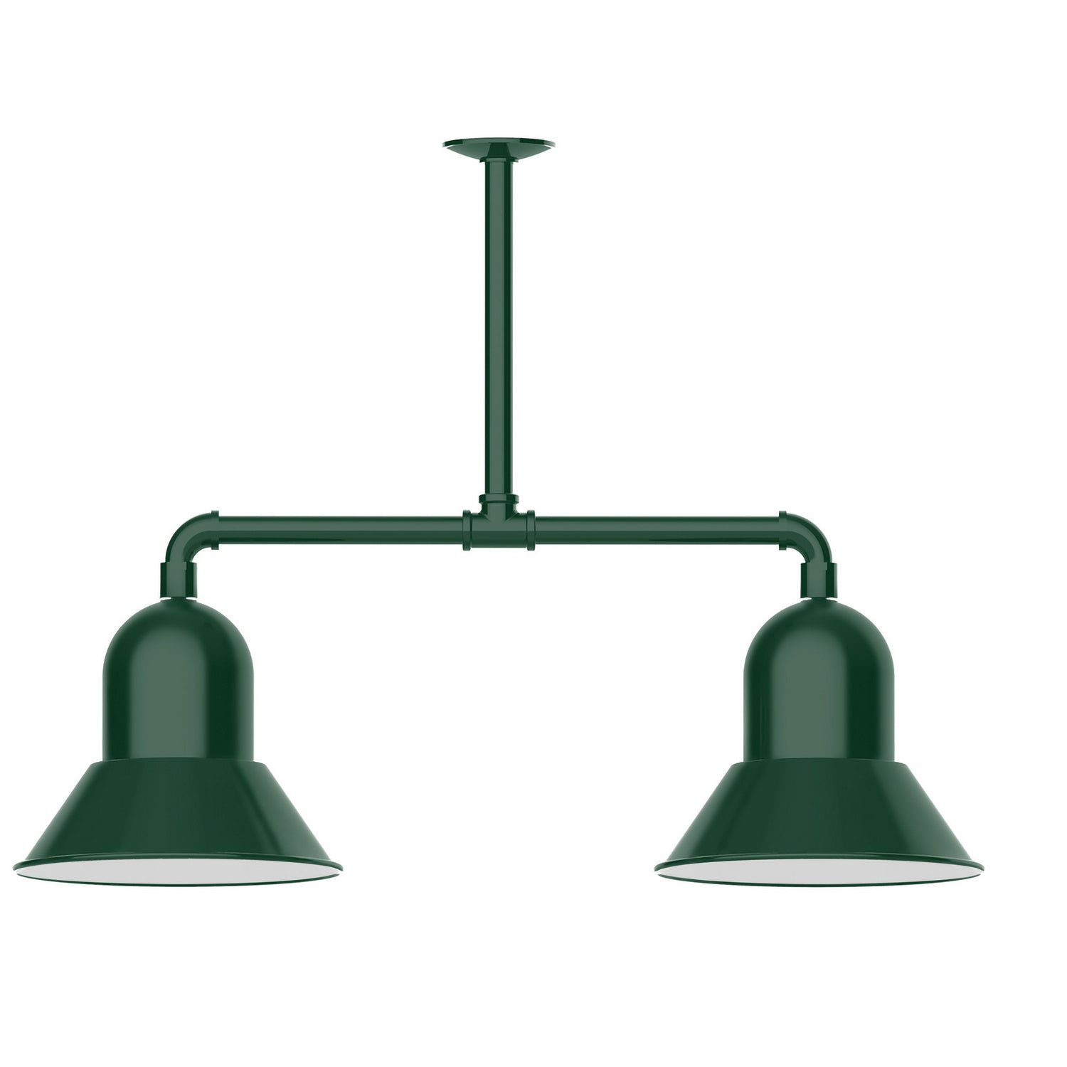 Montclair Light Works - MSD123-42 - Two Light Pendant - Prima - Forest Green