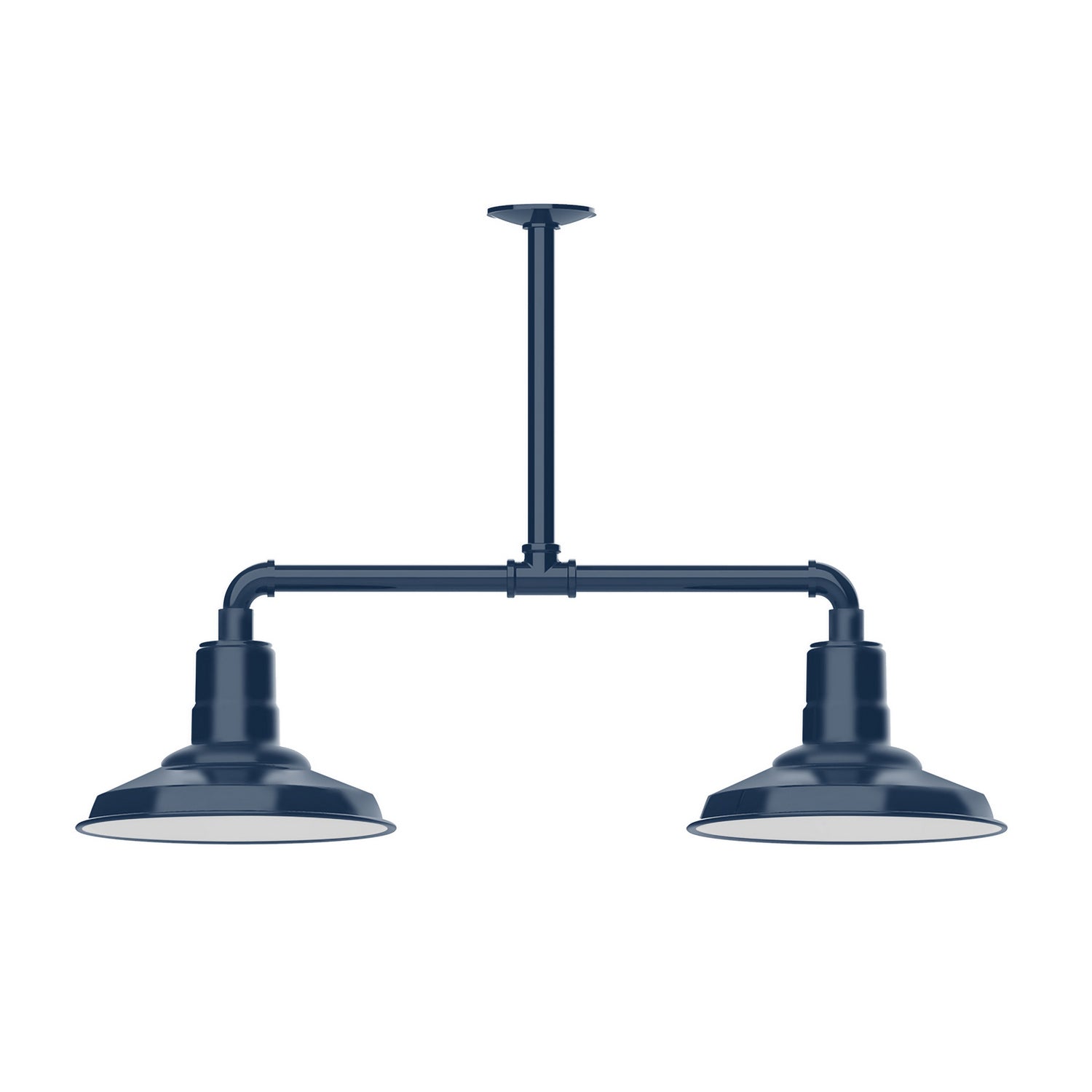 Montclair Light Works - MSD182-50 - Two Light Pendant - Warehouse - Navy