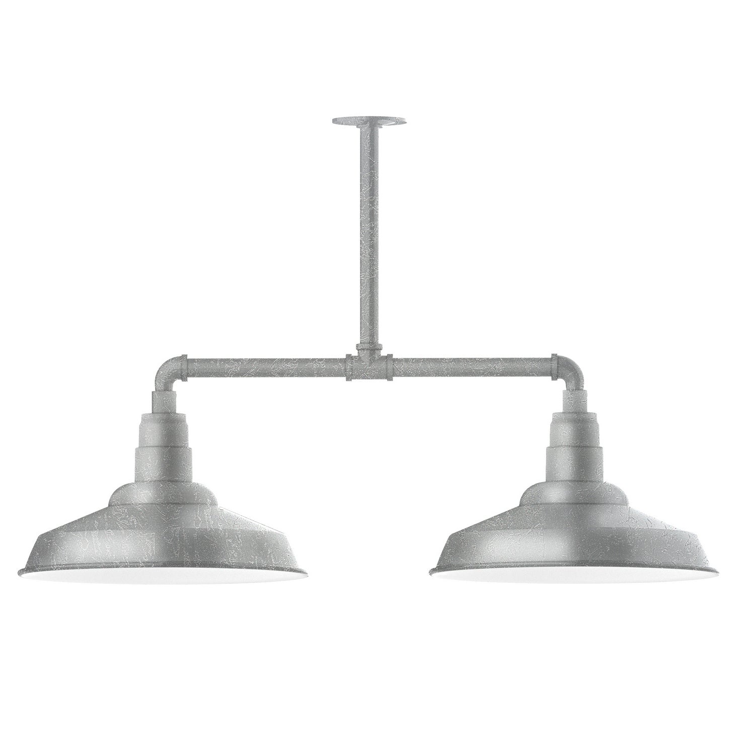 Montclair Light Works - MSD184-49 - Two Light Pendant - Warehouse - Painted Galvanized