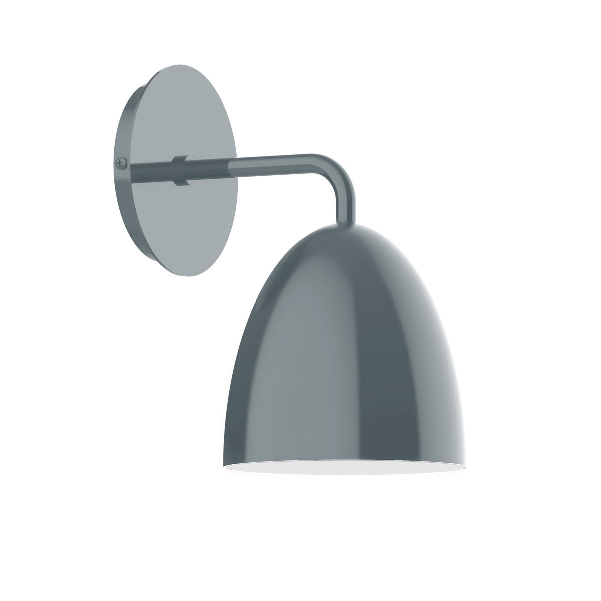 Montclair Light Works - SCJ417-40 - One Light Wall Sconce - J-Series - Slate Gray